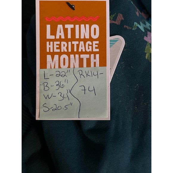 Latino Heritage Month Kids' Latin America Hooded Sweatshirt - Teal, Medium - Picture 9 of 10